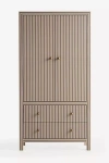 Anthropologie Hale Canvas Cabinet In Brown