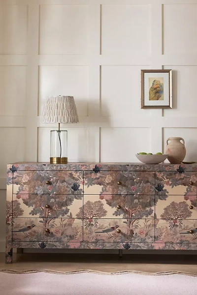 Anthropologie Hale Canvas Nine-drawer Dresser