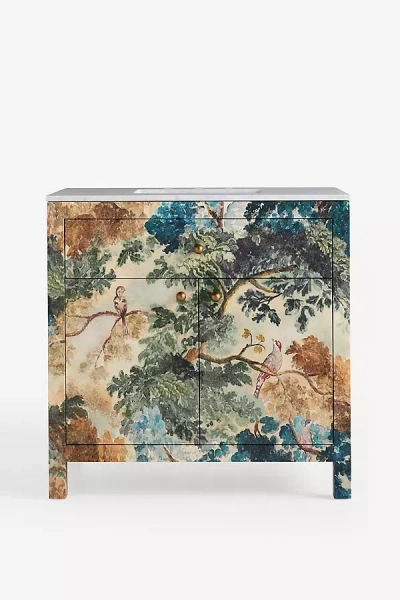 Anthropologie Hale Canvas Single Bathroom Vanity In Multi