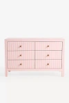 Anthropologie Hale Canvas Six-drawer Dresser