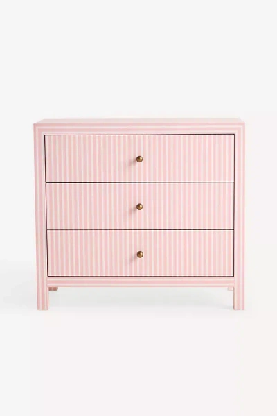 Anthropologie Hale Canvas Three-drawer Dresser