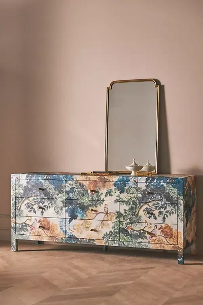 Anthropologie Hale Nine-drawer Dresser In Multi