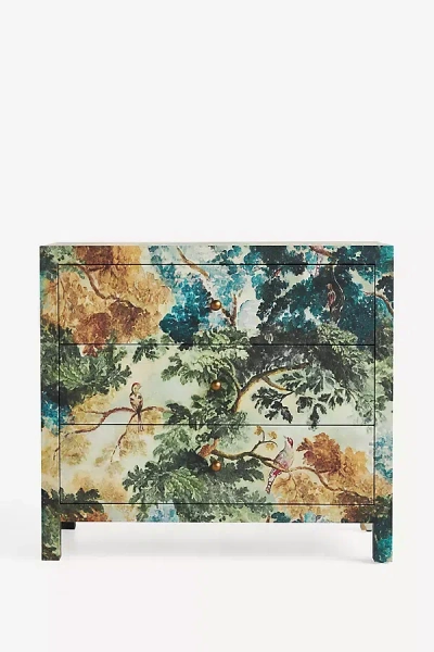 Anthropologie Hale Three-drawer Dresser In Multi