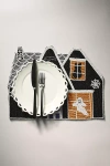 Anthropologie Halloween Beaded Placemat In Black