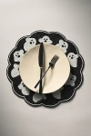 Anthropologie Halloween Beaded Placemat In Black