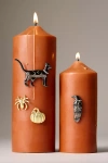 Anthropologie Halloween Candle Pin Charms In Orange