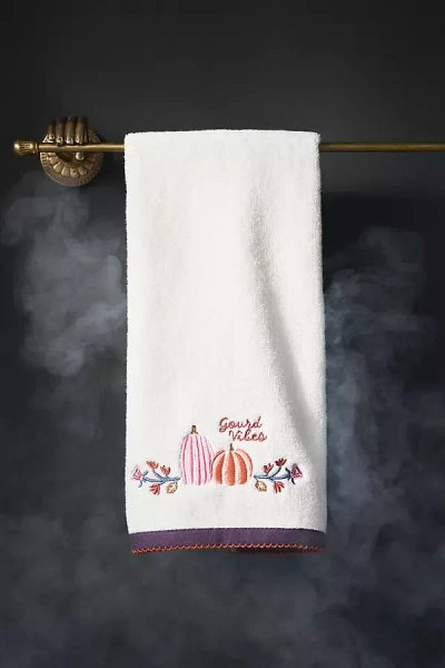 Anthropologie Halloween Icon Cotton Bath Towels