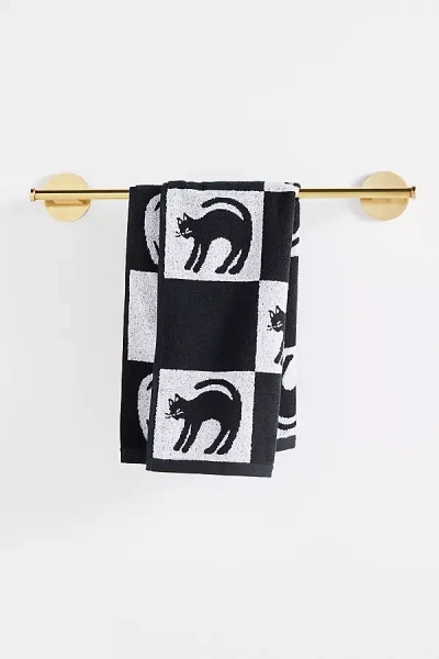 Anthropologie Halloween Icon Cotton Bath Towels