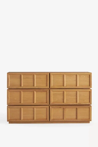 Anthropologie Halstead Six-drawer Oak Dresser In Brown