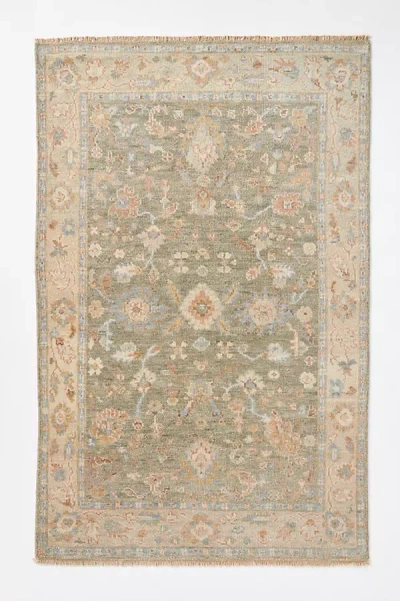 Anthropologie Hand-knotted Biscayne Rug In Brown
