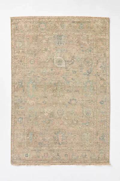 Anthropologie Hand-knotted Biscayne Rug In Brown