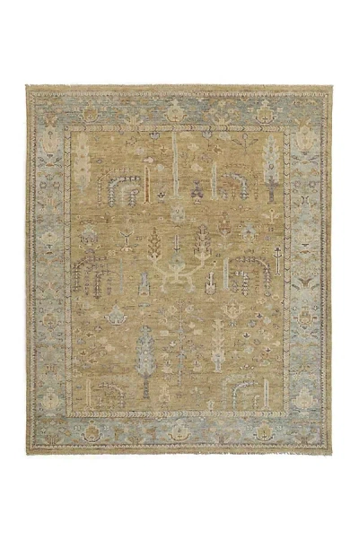 Anthropologie Hand-knotted Irie Rug In Brown