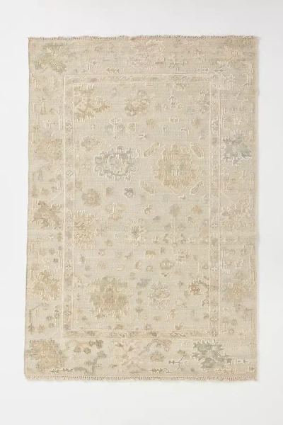 Anthropologie Hand-knotted Kayden Wool Rug In Brown
