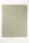 Anthropologie Hand-loomed Freeport Wool Rug In Green