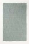 Anthropologie Hand-loomed Freeport Wool Rug In Blue