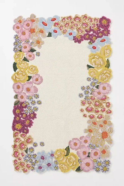 Anthropologie Hand-tufted Josephine Rug In Multi