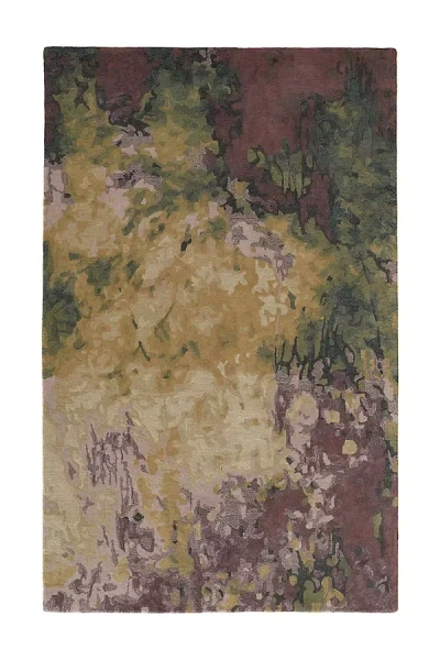 Anthropologie Hand-tufted Nakita Wool Rug In Multi