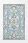 Anthropologie Hand-tufted Tali Rug In Black