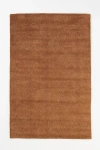 Anthropologie Hand-tufted Wool Contour Rug In Brown