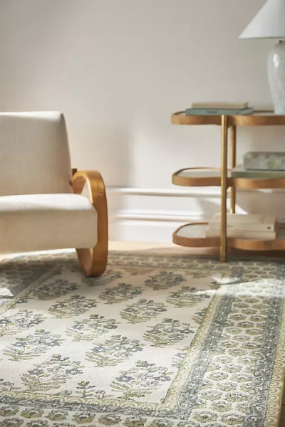 Anthropologie Handwoven Cotswold Rug In Animal Print