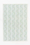 Anthropologie Handwoven Wool Scandi Geometric Rug