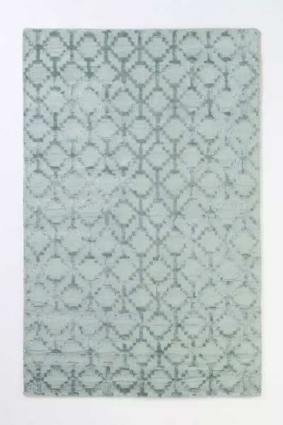 Anthropologie Handwoven Wool-viscose Blend Rug