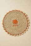 Anthropologie Handwoven Zodiac Placemat In Neutral