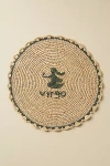 Anthropologie Handwoven Zodiac Placemat In Neutral