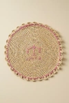 Anthropologie Handwoven Zodiac Placemat In Neutral