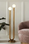 Anthropologie Bellamy Floor Lamp In Gold