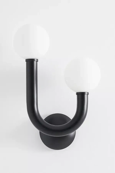 Anthropologie Happy Outdoor Sconce In Black