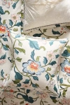 Anthropologie Hattie Cotton Slub Euro Sham In Blue