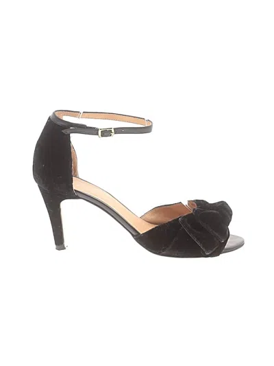 Pre-owned Anthropologie Heels In Black