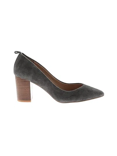 Pre-owned Anthropologie Heels In Gray