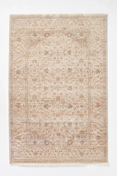 Anthropologie Heritage Woven Easy Care Rug In Neutral