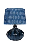 Anthropologie Hershey Blue Ceramic Table Lampu200b