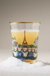 Anthropologie Holiday In The City Juice Glass In Metallic