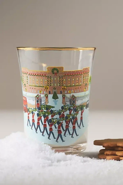 Anthropologie Holiday In The City Juice Glass In Multi