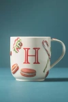 Anthropologie Holifaye Stoneware Monogram Mug In Multi