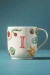 Anthropologie Holifaye Stoneware Monogram Mug In Multi