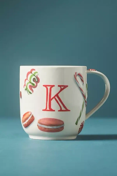 Anthropologie Holifaye Stoneware Monogram Mug