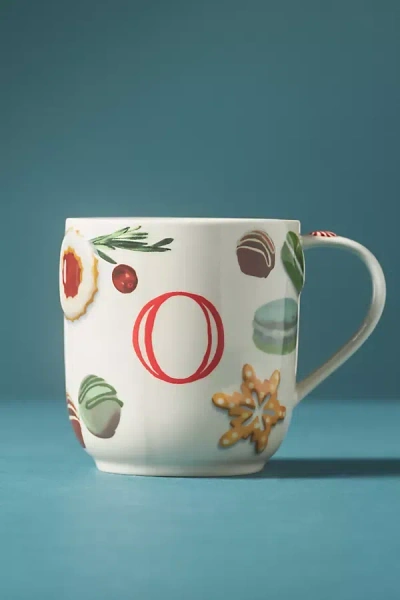 Anthropologie Holifaye Stoneware Monogram Mug