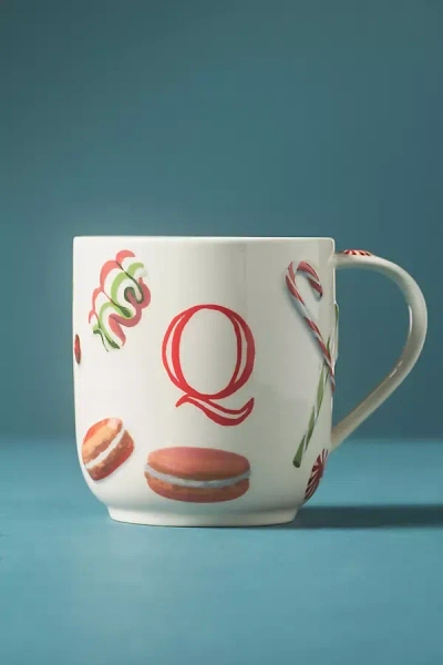 Anthropologie Holifaye Stoneware Monogram Mug