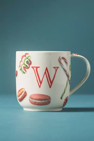 Anthropologie Holifaye Stoneware Monogram Mug