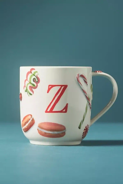 Anthropologie Holifaye Stoneware Monogram Mug