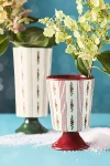 Anthropologie Holly Striped Stoneware Vase In Multi
