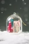 Anthropologie Home For The Holidays Monogram Ornament In Black