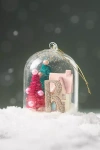 Anthropologie Home For The Holidays Monogram Ornament In Blue