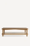 Anthropologie Huge Oak Coffee Table In Brown