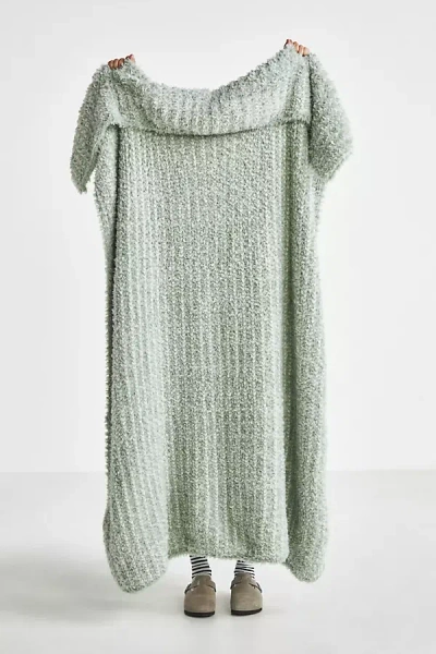 Anthropologie Hugger Throw Blanket In Green